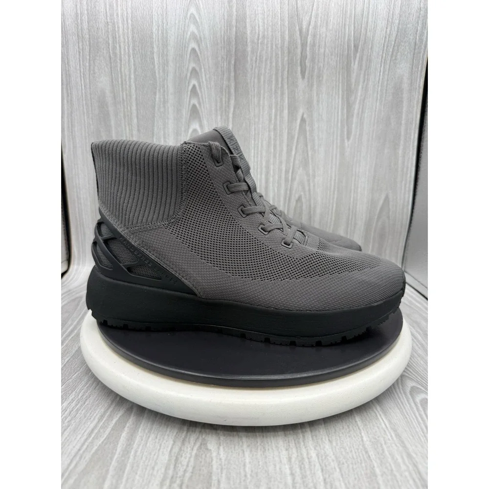 Kizik Suncrest Mens Size 10.5 High-Top Graphite Gray Hands Free Hiking Boots